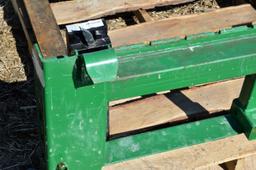 John Deere Pallet Forks, Fits JD H130 Loader