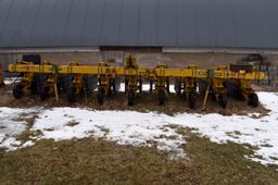 Alloway Min-Till 3pt Row Crop Cultivator, 8Row 30”, Shields, Big C-Shanks, Coulters, Currently Froze