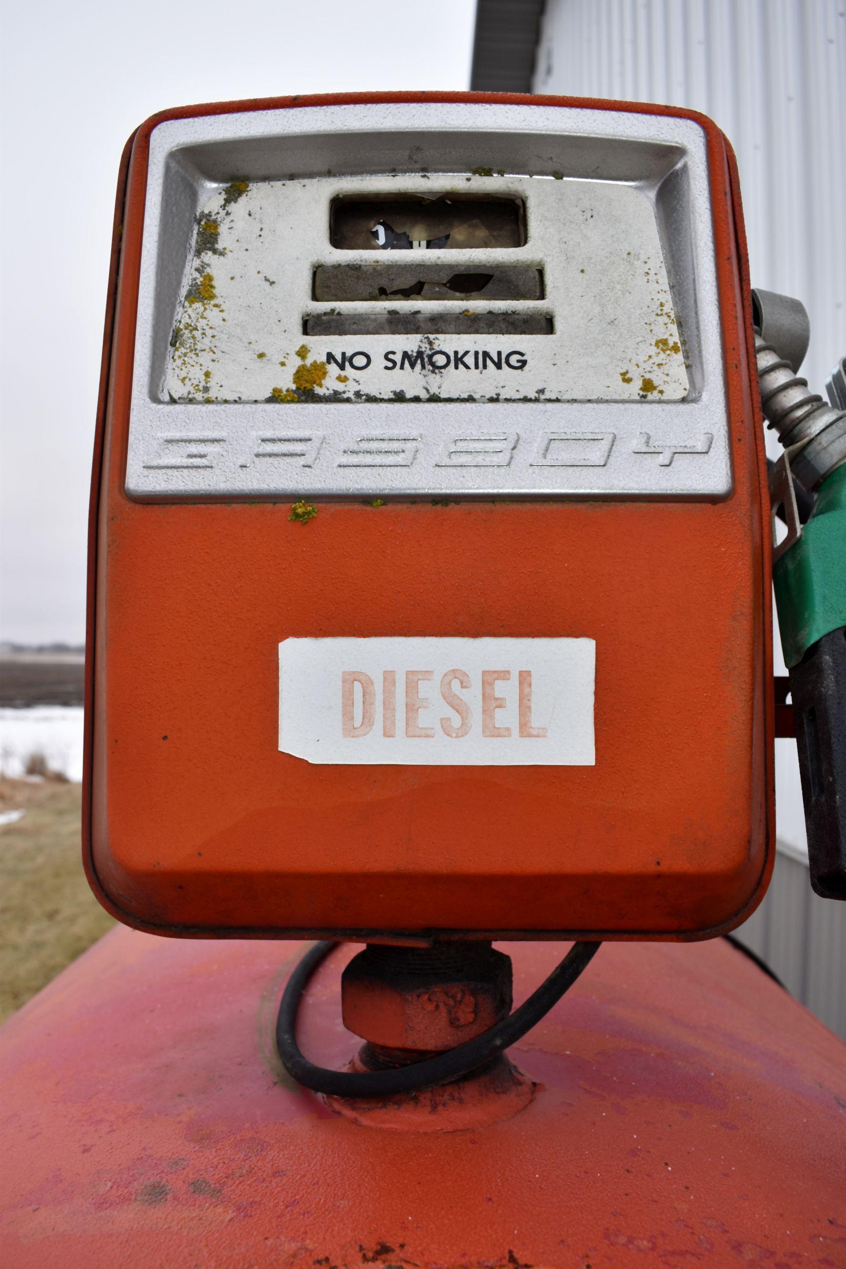 500 Gallon Fuel Tank With Gasboy Electric Pump