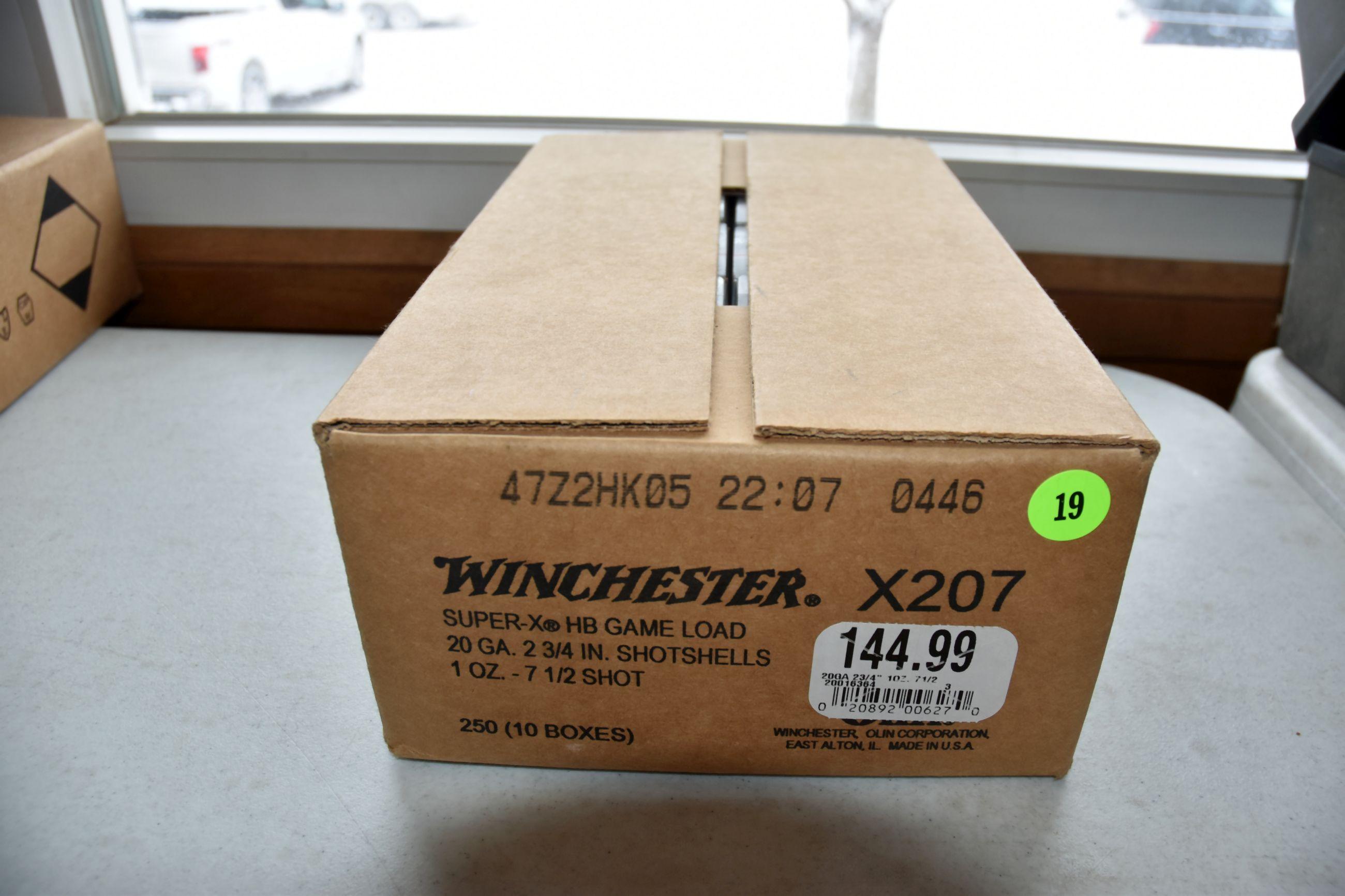 New Unopened Box of Winchester Super X HB Game Load 20 Gauge 2 3/4 inch Shot Shells