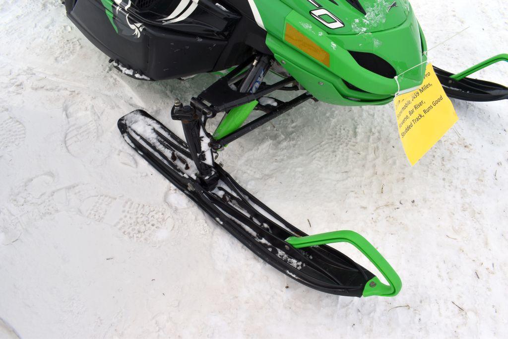 2010 Arctic Cat F8 Sno-Pro Snowmobile, 2439 Miles