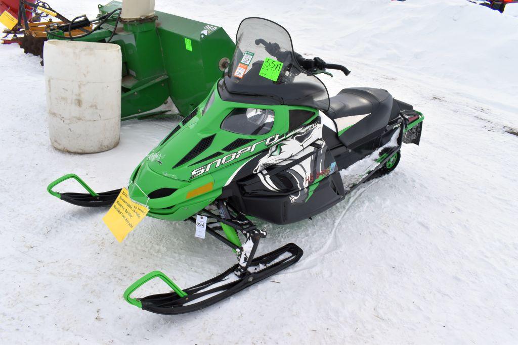 2010 Arctic Cat F8 Sno-Pro Snowmobile, 2439 Miles