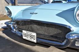 1957 Ford T-Bird, 312V8, Auto, P/B, Wire Wheels, Star Mist Blue, Completely Restored, Looks Rides an