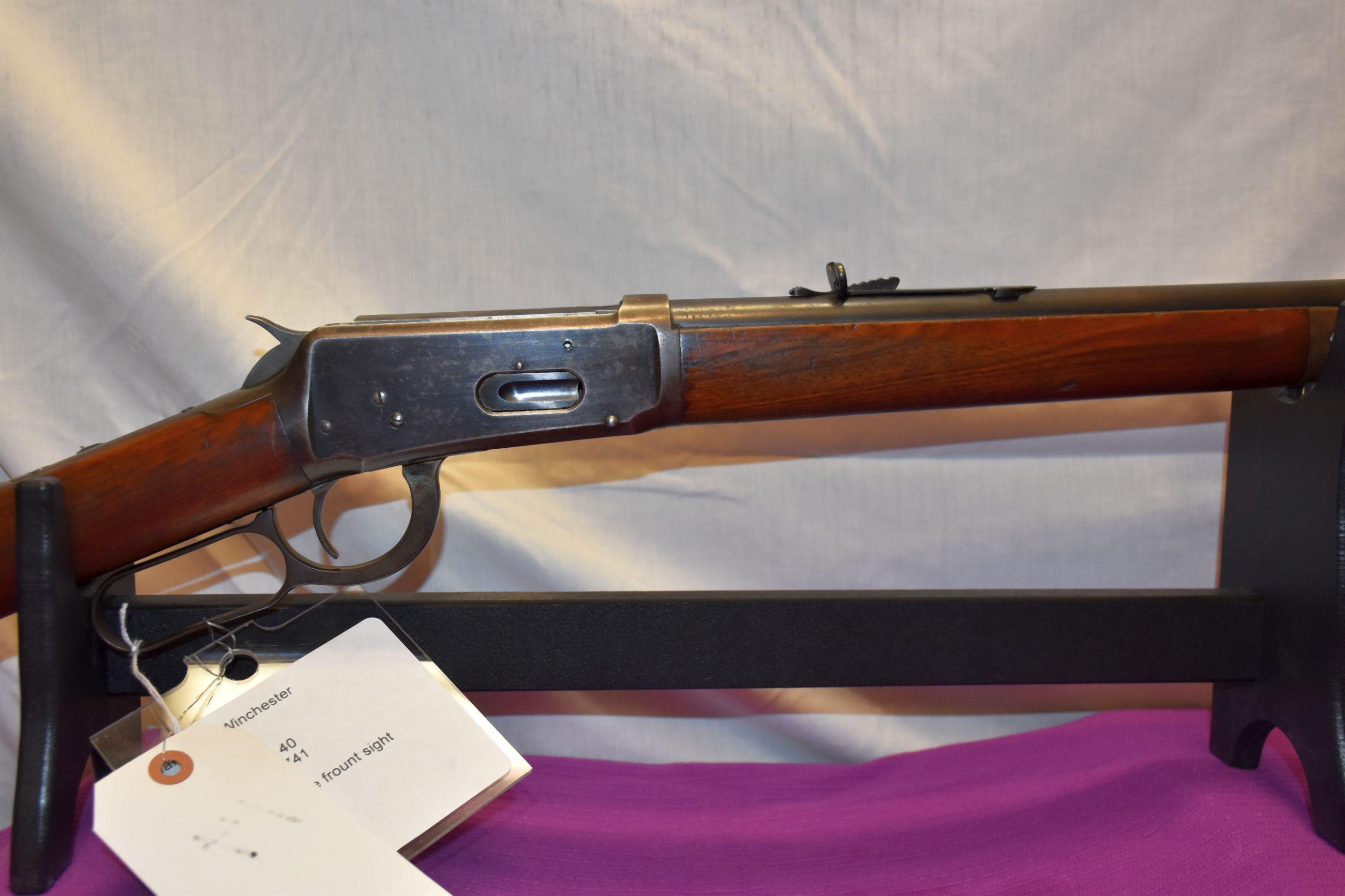 Winchester Model 1894 32-40 Cal., Year Manufactured 1907, Globe Front Sight, SN:430741, Lever Action