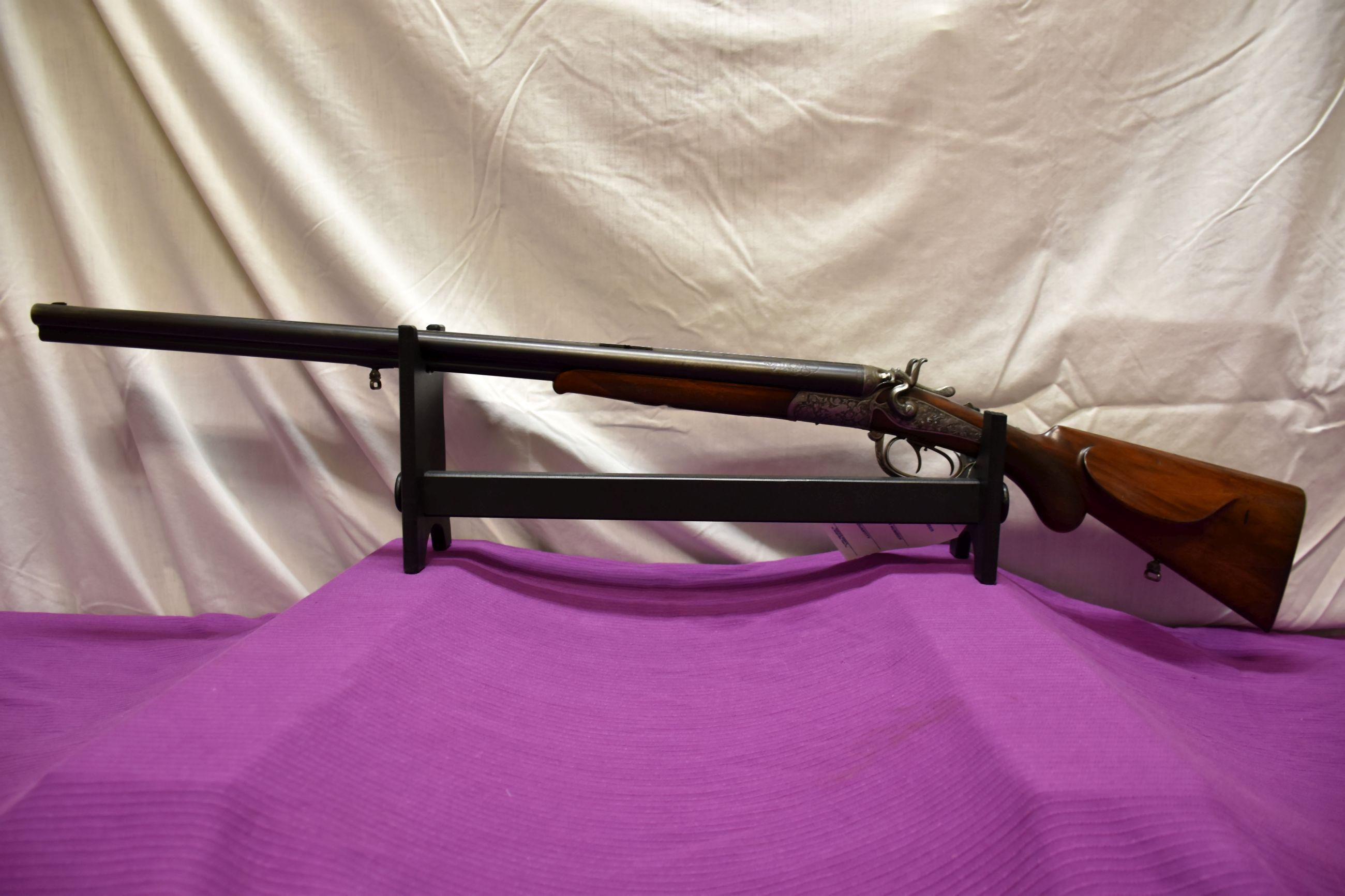 Wittener Excelsior Collath Triple Barrel Shotgun, 12 Gauge, Flip Up Butt Stock For Shell Storage, Fa