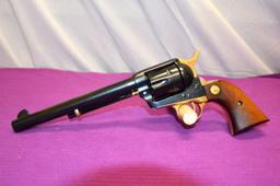 Colt 125th Anniversary S.A.A., Model .45 Colt, Gold Trigger, Gold Hammer, Presentation Case, Revolve