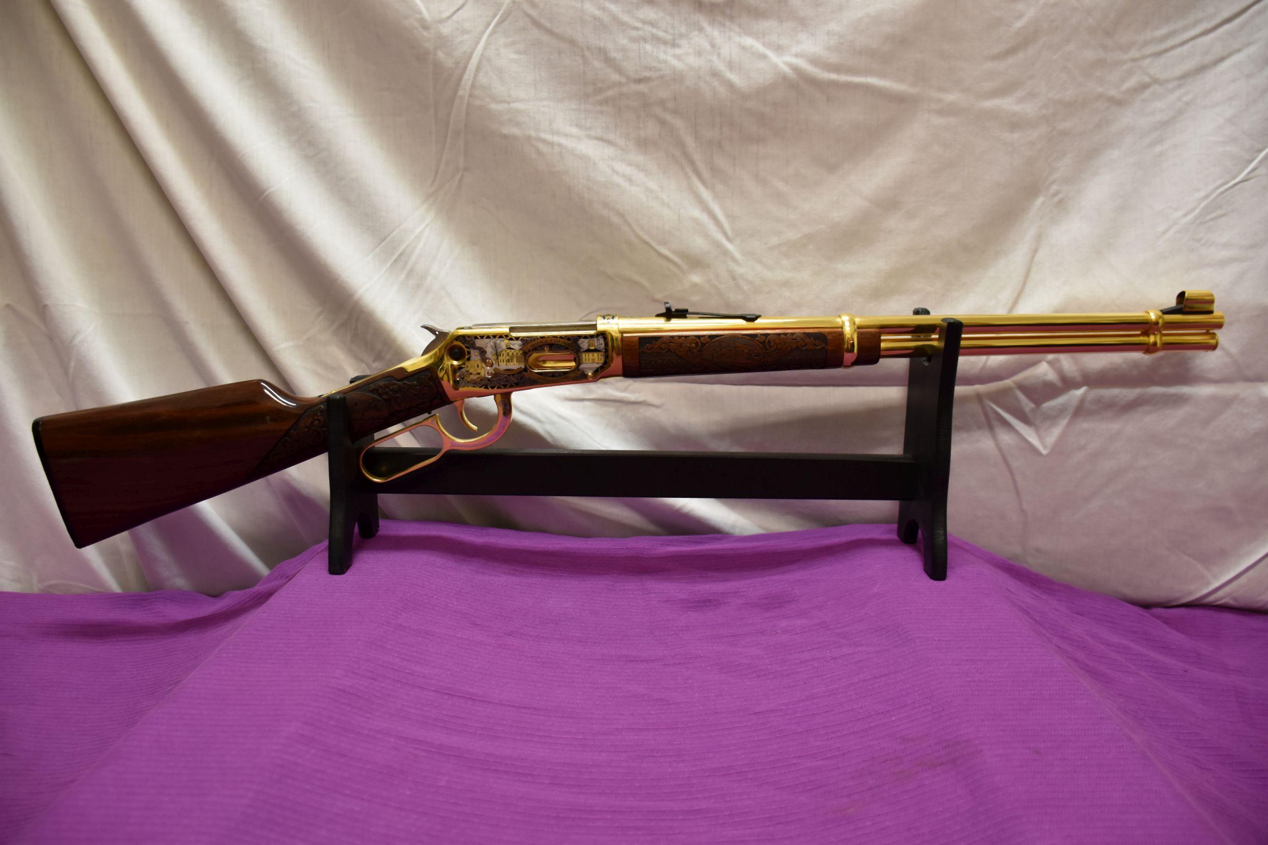 2003 Winchester Model 94AE 30-30 Cal., Lever Action, Dodge County Commemorative, Micro Engraved Stoc