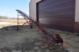 48’ Bale Conveyor on Transports, Electric Motor