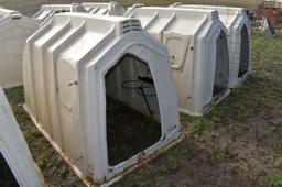 Calf-Tel Calf Hutch With Back Bedding Door