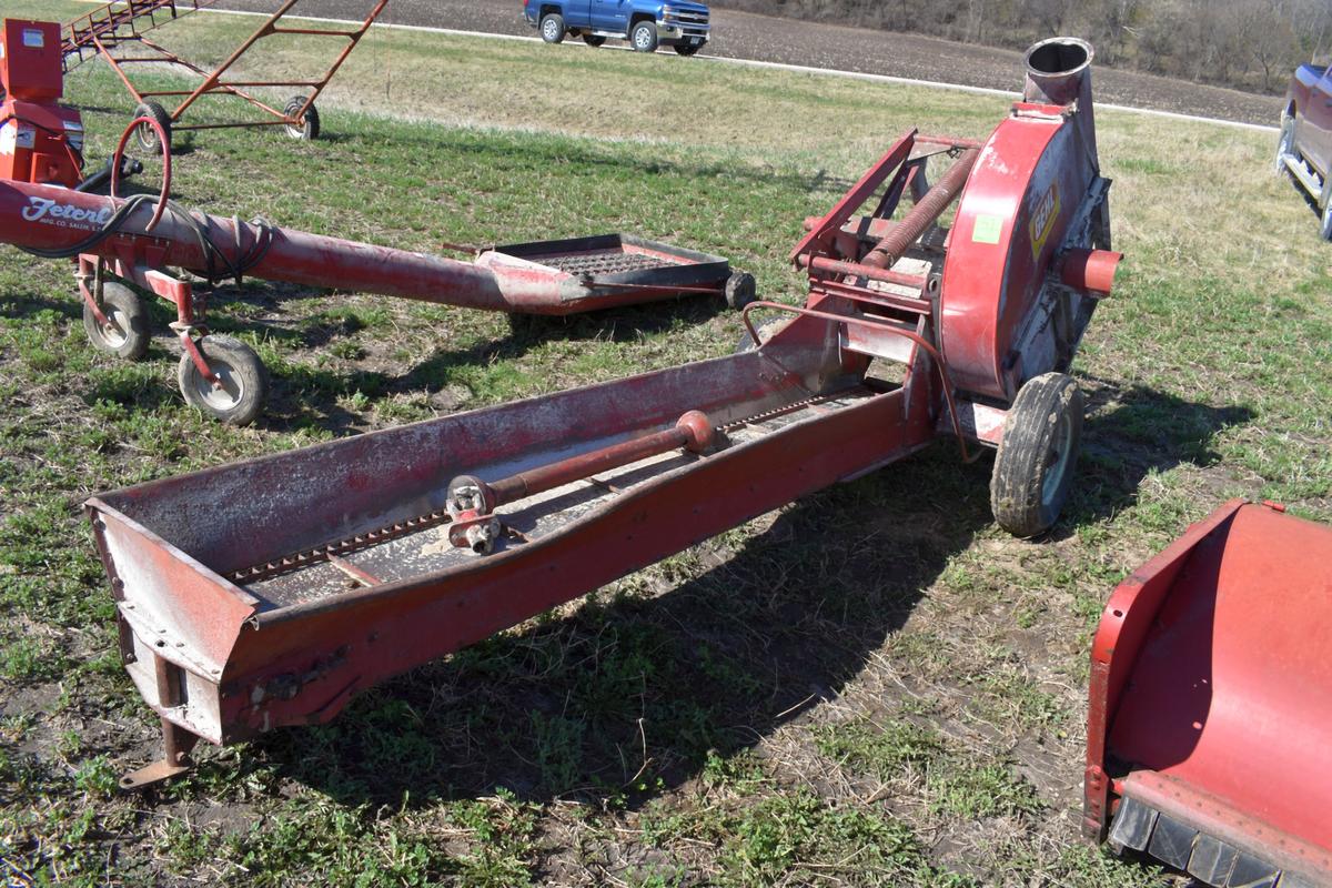 Gehl Hi-Throw Silage Blower, 540PTO, Model FB85, Convyor Feed Hopper