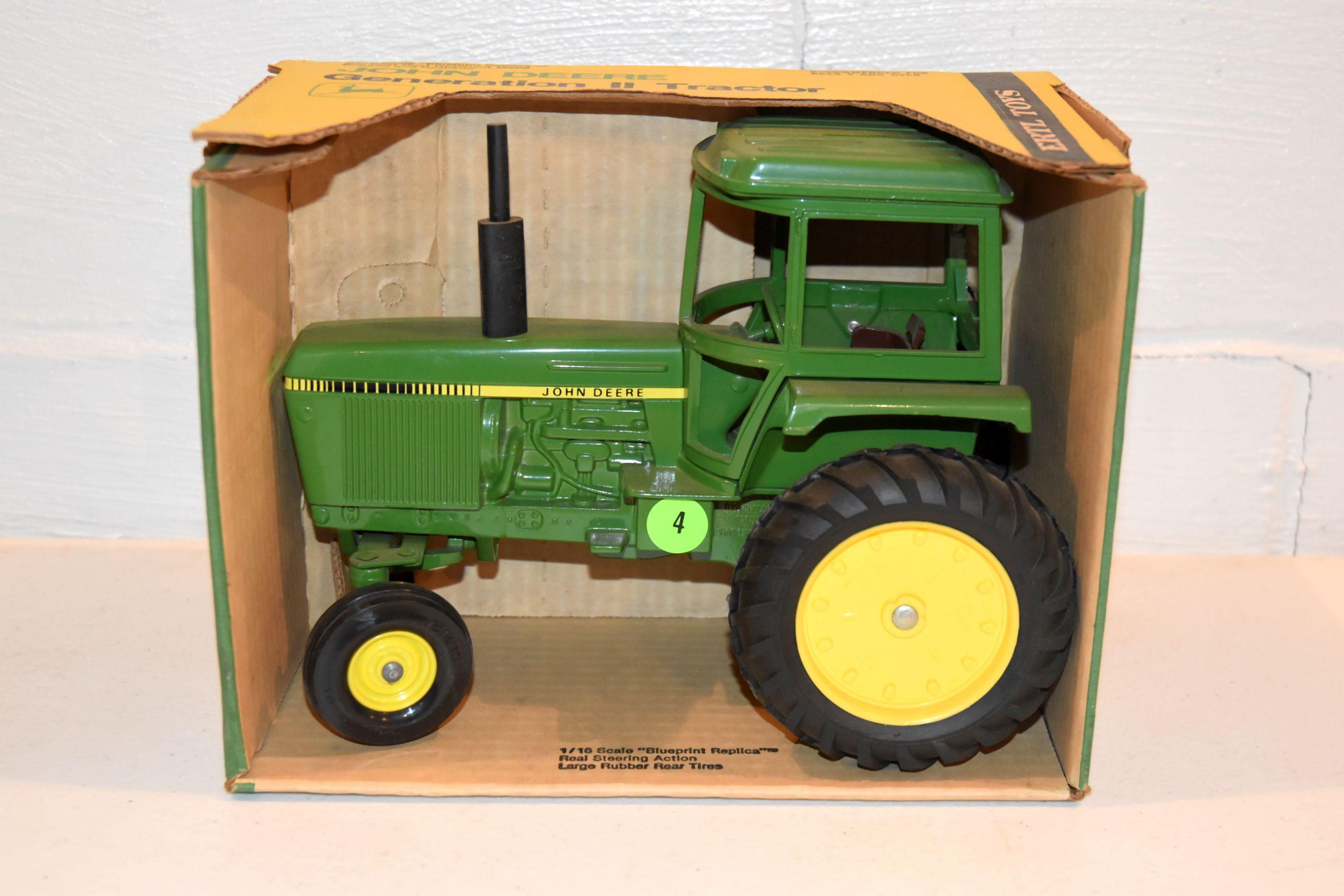 Ertl John Deere Generation II Tractor, 1/16th Scale With Blue Print Replica Box