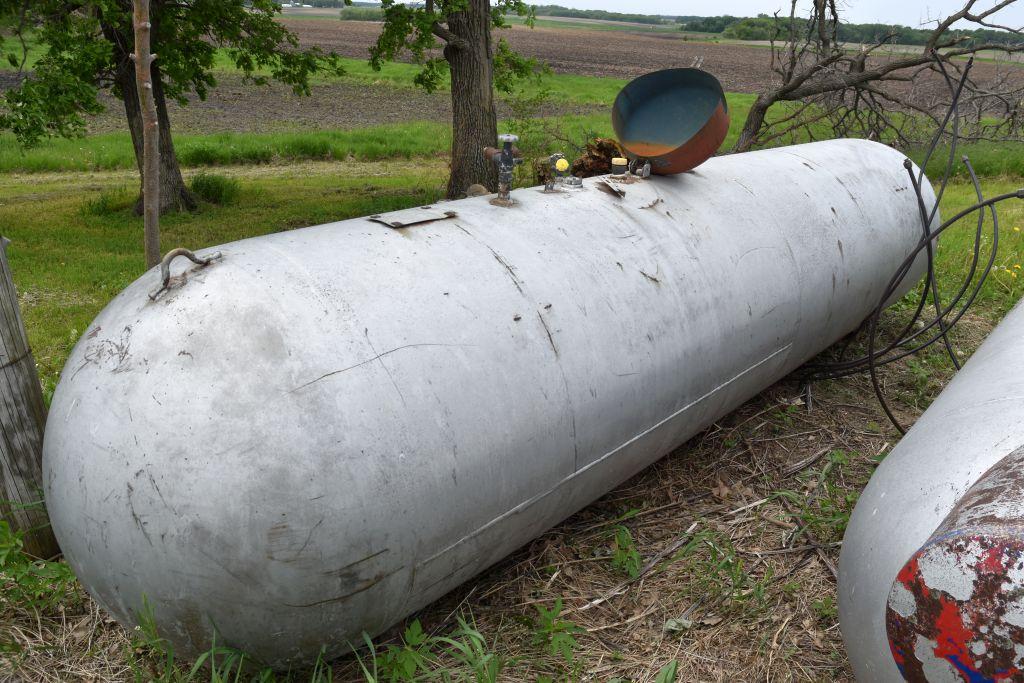 1000 Gallon LP Tank, To be removed