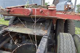 1965 Lo-Boy Semi Trailer With Front Dolly, Draw Bar Hitch, 23’ With 5’ Beaver Tail, Dolly Has Frozen