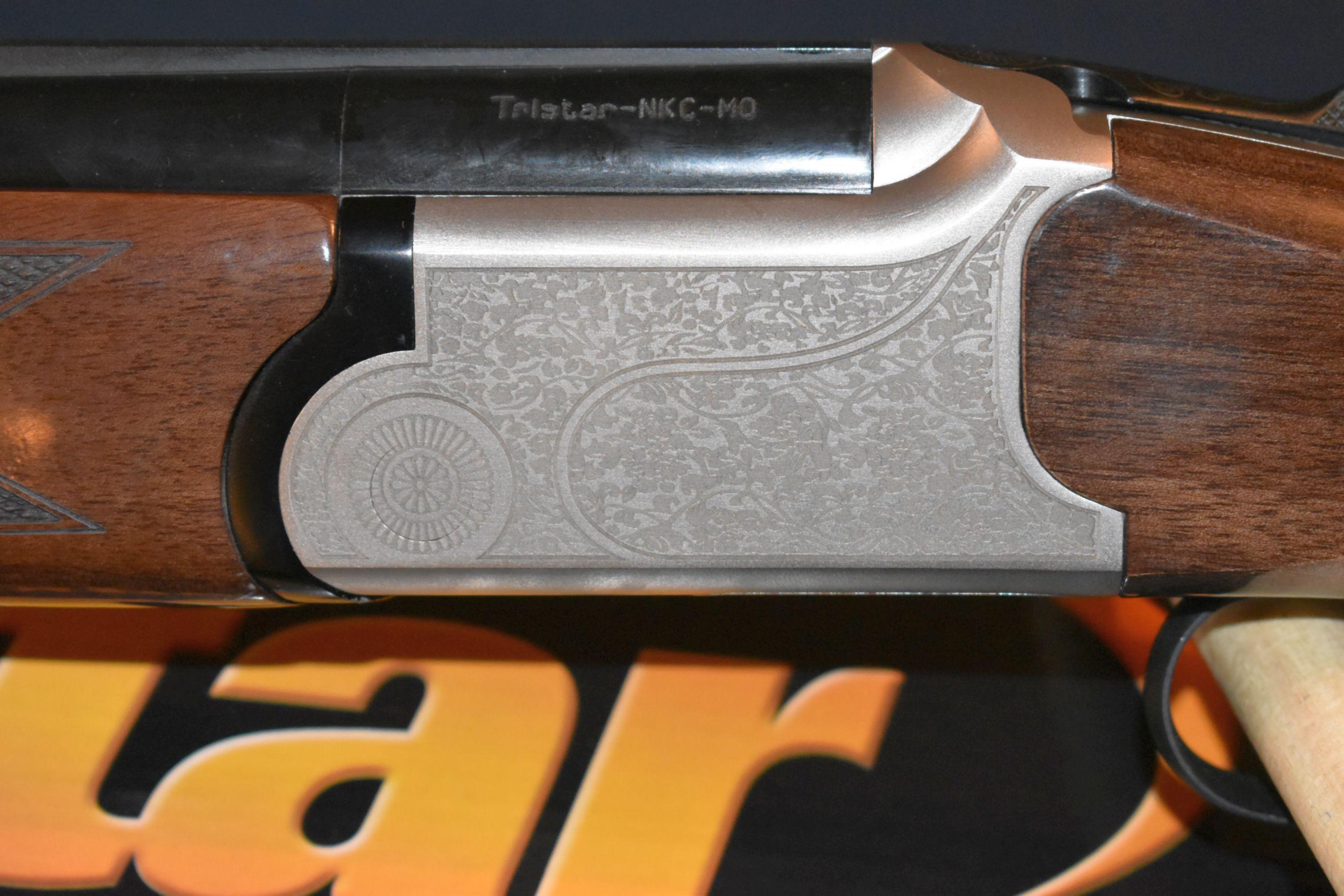 TriState Setter Over/Under 12 ga., 3" Chamber, 5 Chokes, Checkered Stock and Forearm, Engraving, Unf