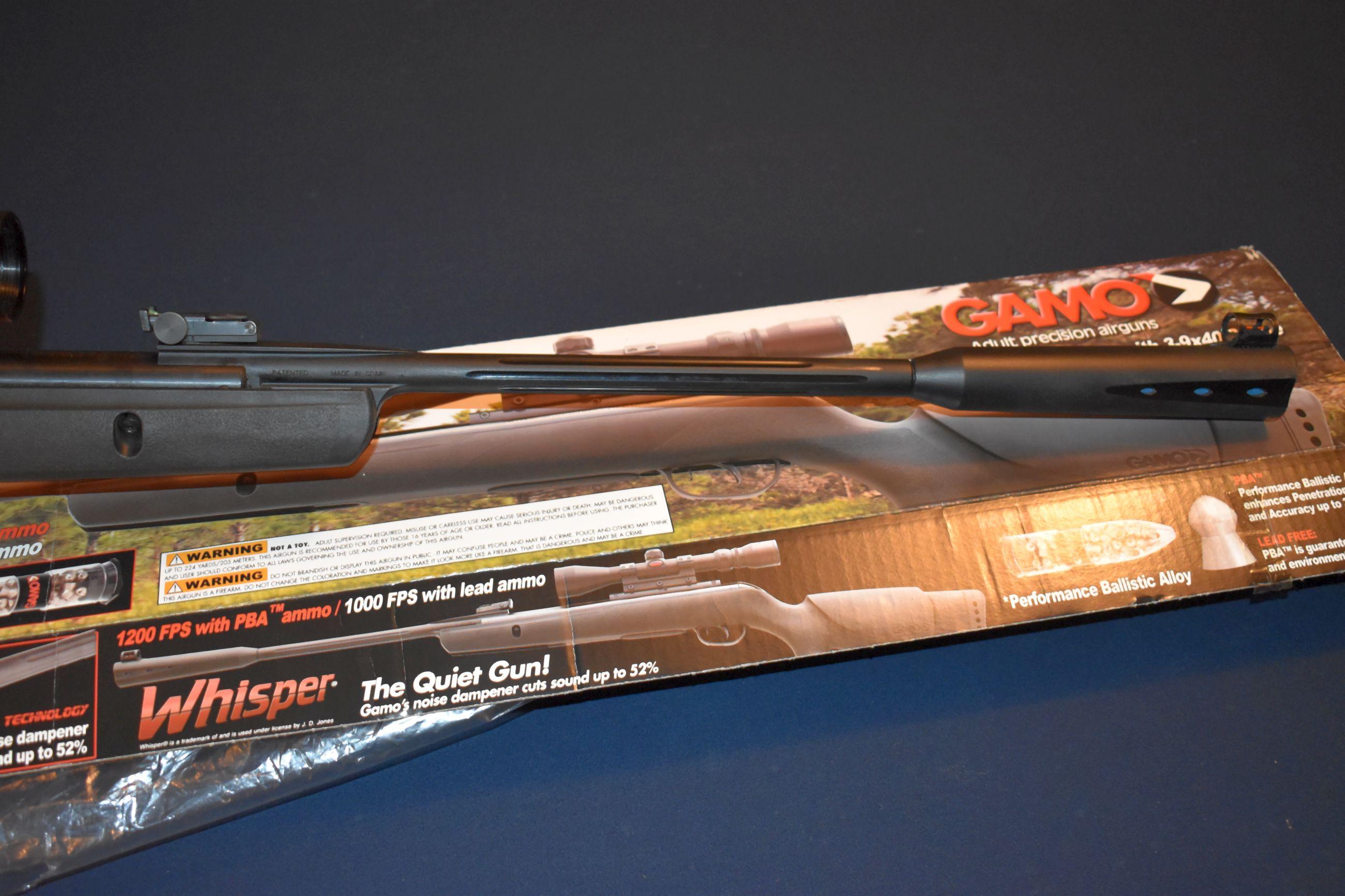 Gamo Whisper .177  Break Barrel Air Rifle With 3-9x40 Scope