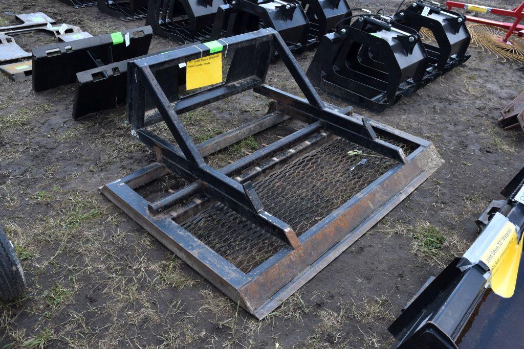 72" Land Plane, Universal Skid Loader Plate