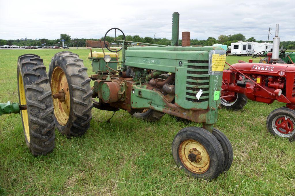 John Deere A, N/F Rollamatic, 540 PTO, Hi/Low Tran