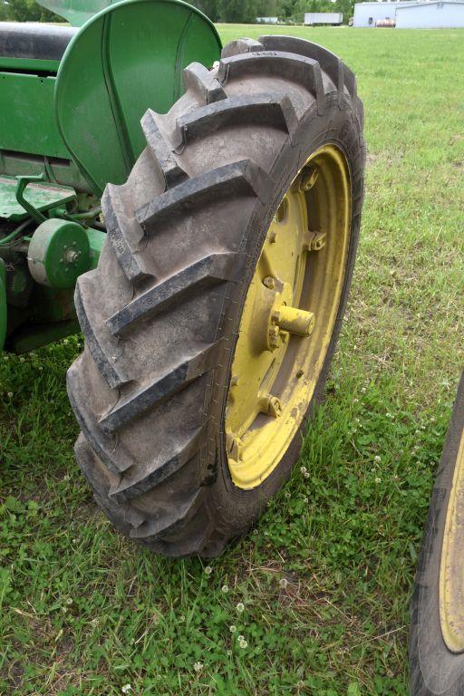 John Deere 50 Tractor, New 12.4 x 38 Rubber, Rock