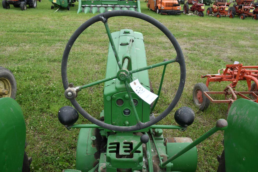 John Deere 50 Tractor, New 12.4 x 38 Rubber, Rock