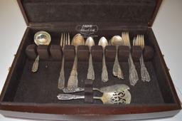 Westmorland Sterling, 45 Total Pieces, 8 Salad Forks, 7 Dining Forks, 10 Soup Spoons, 14 Tablespoons