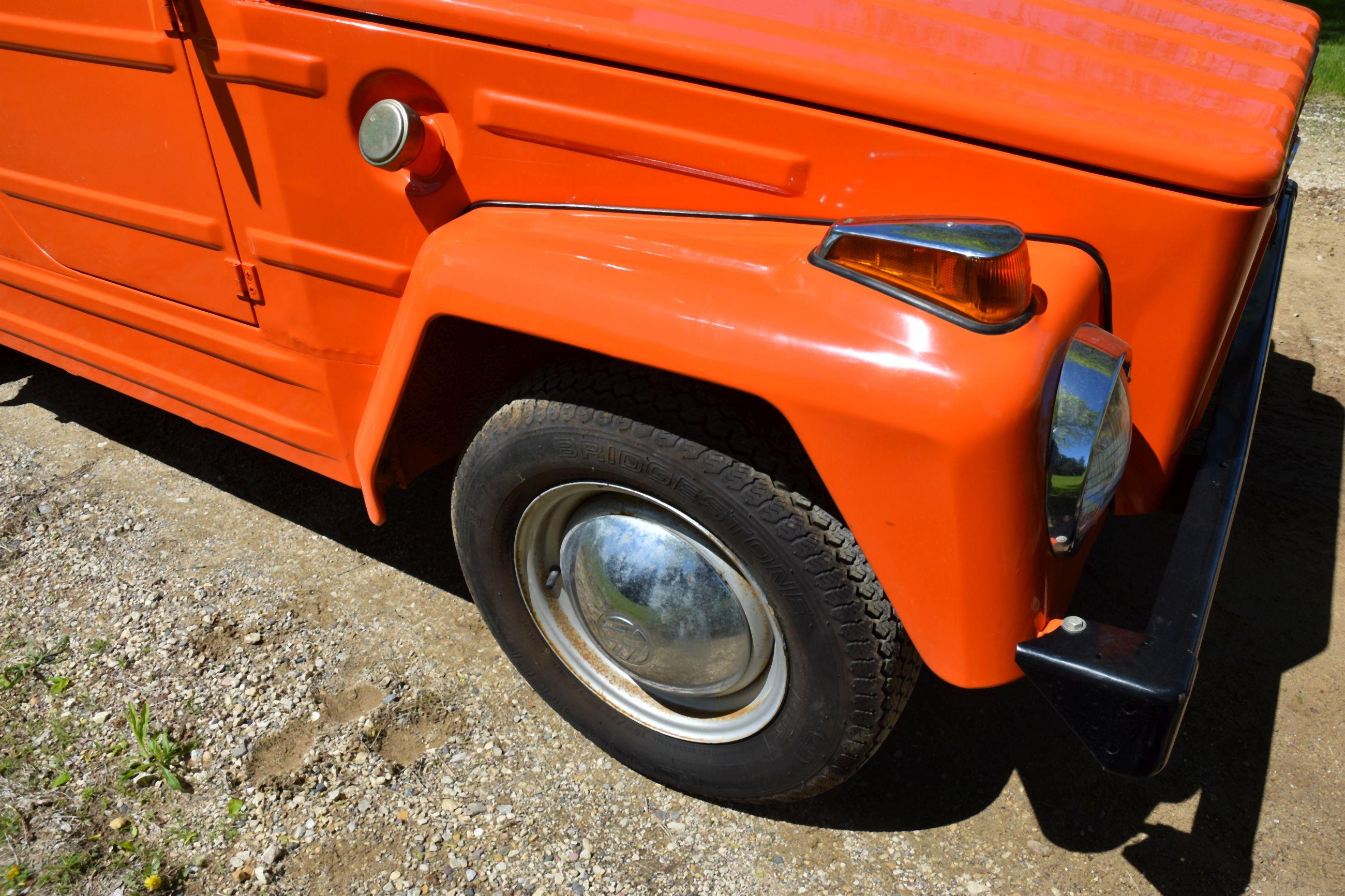 1974 VW “Thing” Convertible, Hurst Shifter, 59,572 Miles, 4 Door, Motor Is Free, Good Body, Has Titl