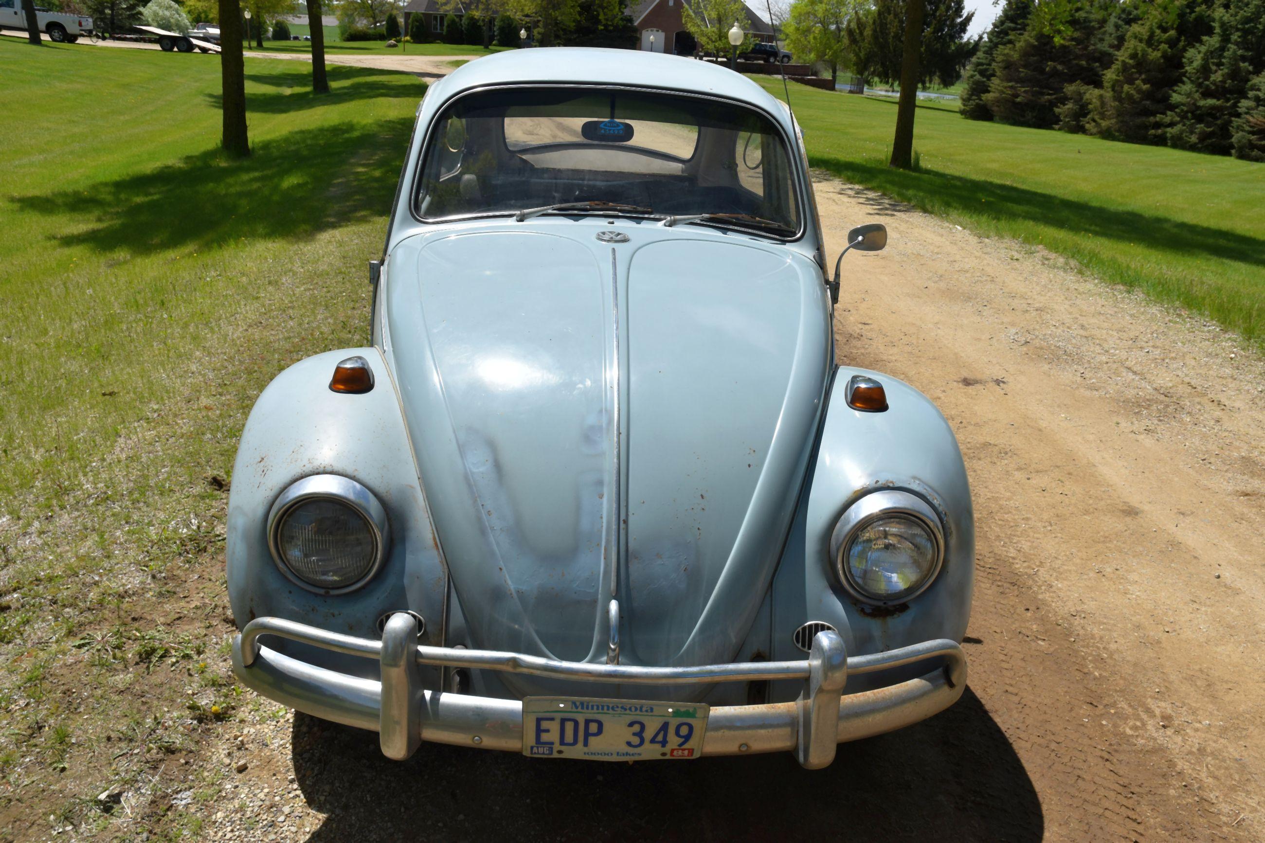 1967 VW Bug, 4sp, Engine Rebuilt 10+ Years Ago, Good Interior, Good Body, Non Running, Original Inte