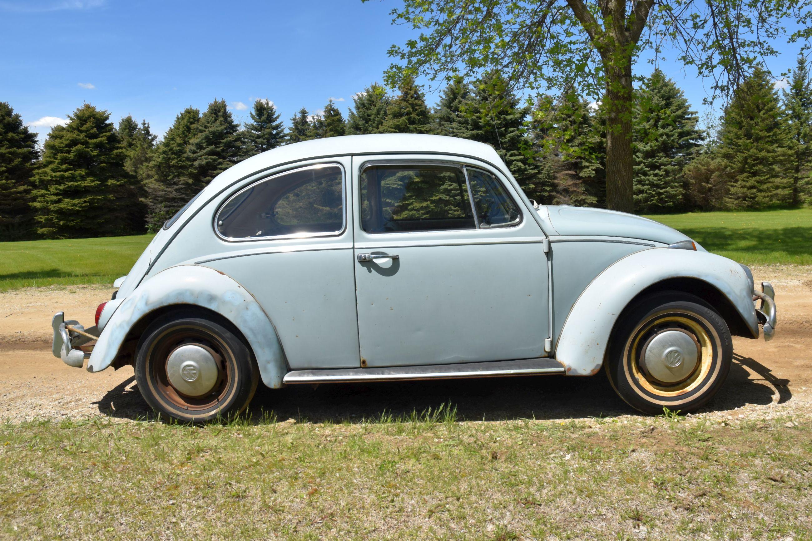 1967 VW Bug, 4sp, Engine Rebuilt 10+ Years Ago, Good Interior, Good Body, Non Running, Original Inte