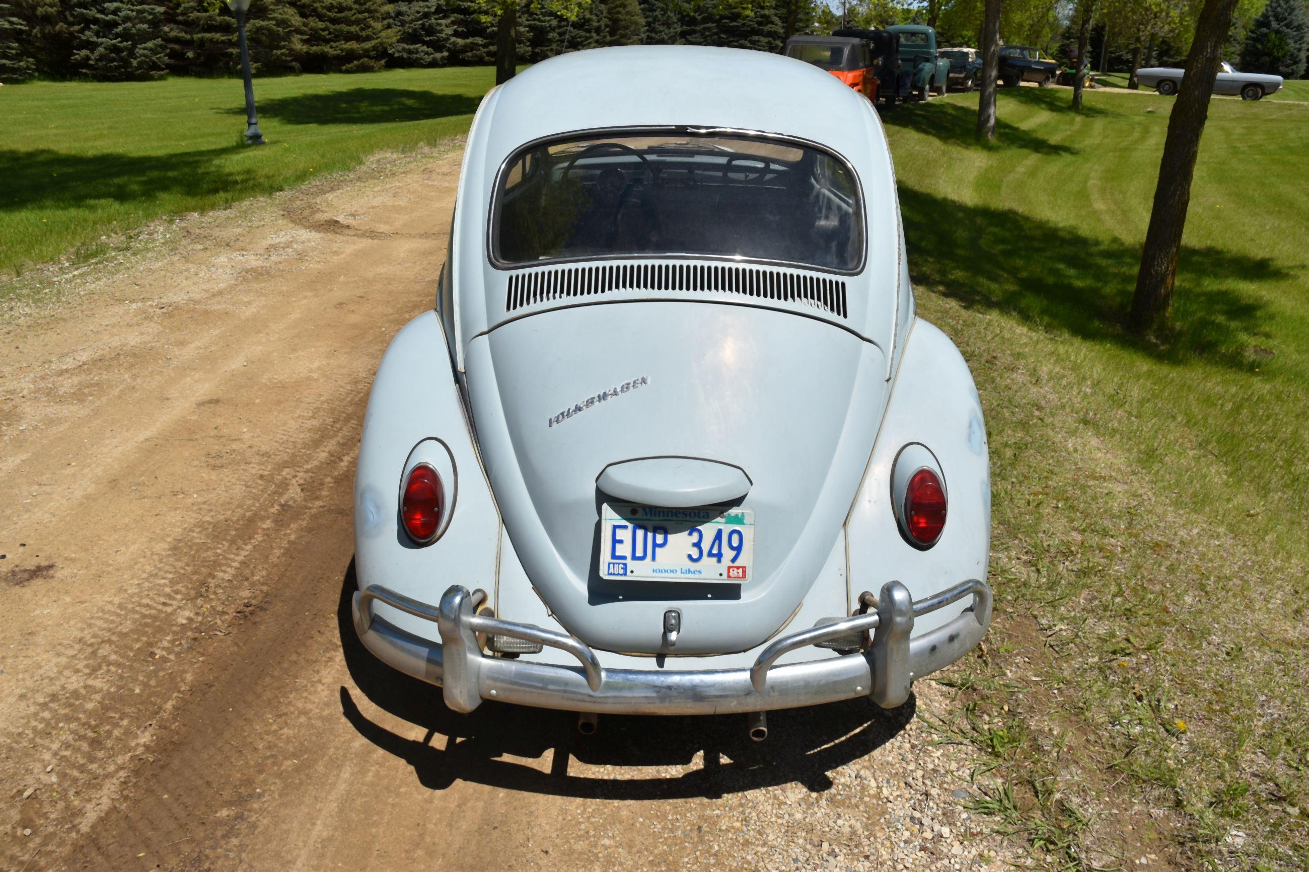 1967 VW Bug, 4sp, Engine Rebuilt 10+ Years Ago, Good Interior, Good Body, Non Running, Original Inte