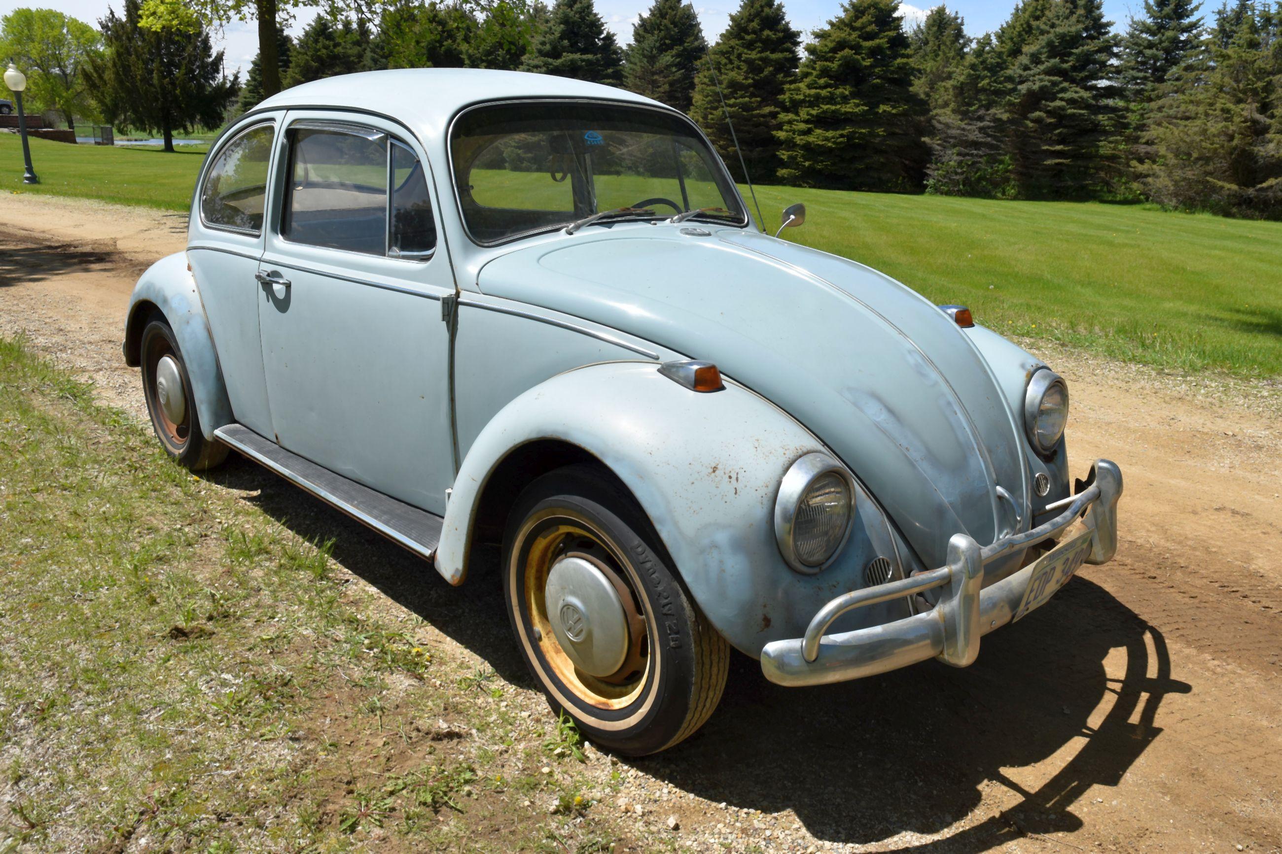 1967 VW Bug, 4sp, Engine Rebuilt 10+ Years Ago, Good Interior, Good Body, Non Running, Original Inte