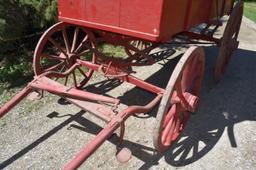 Nice Original “Cloverdale Foods” Wooden Wheel Horse Delivery Wagon