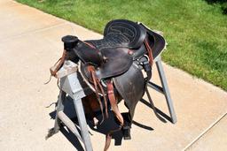 14.5" Black Western Saddle