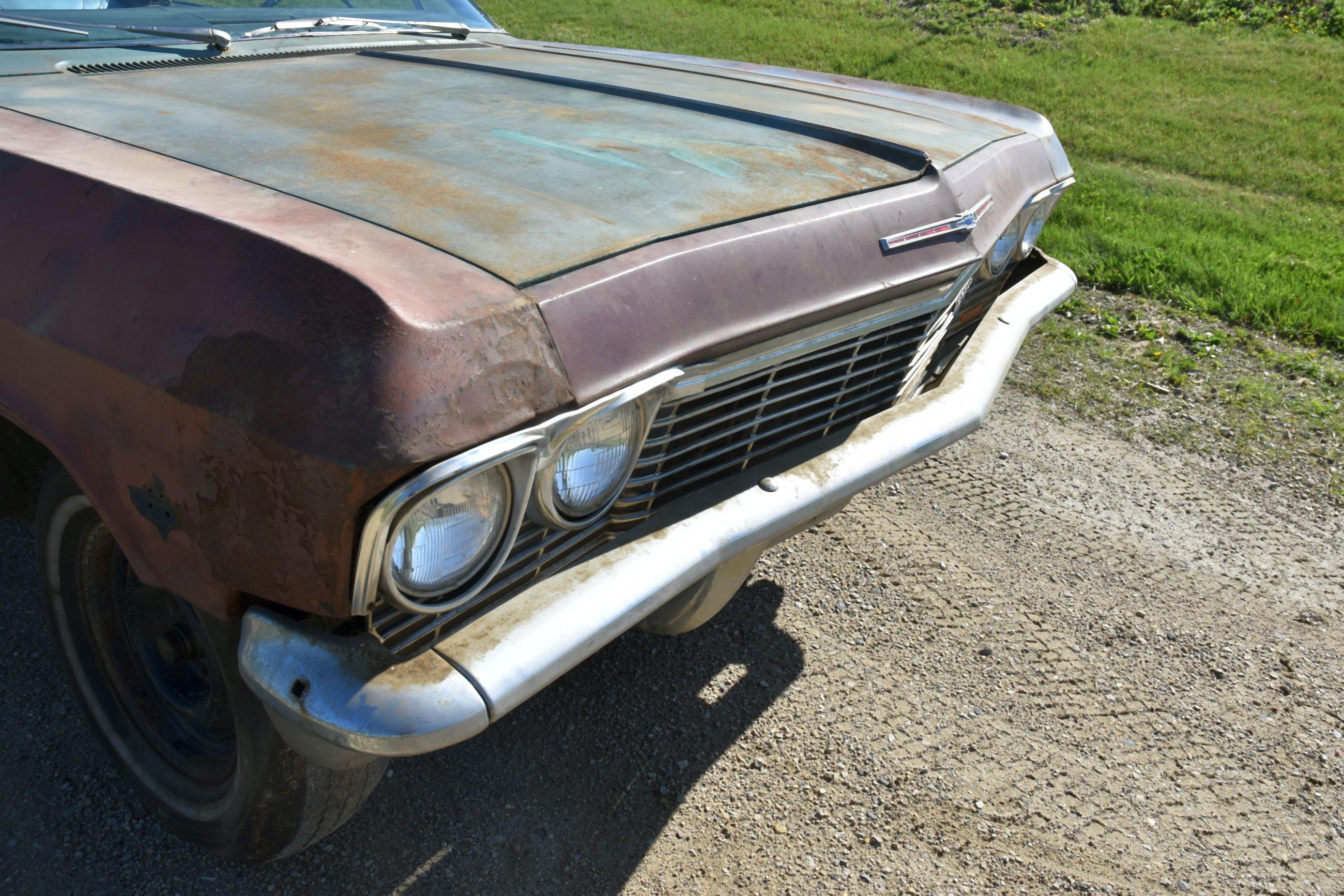 1965 Chevy Impala SS, Convertible, No Motor & Transmission, No Title, Sold With Bill Of Sale Only