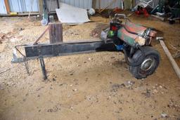 Shop Built Log Splitter On Trailer, B&S 9HP Motor, Do Not Know If Motor Runs, PICK UP ONLY,SEE DATES