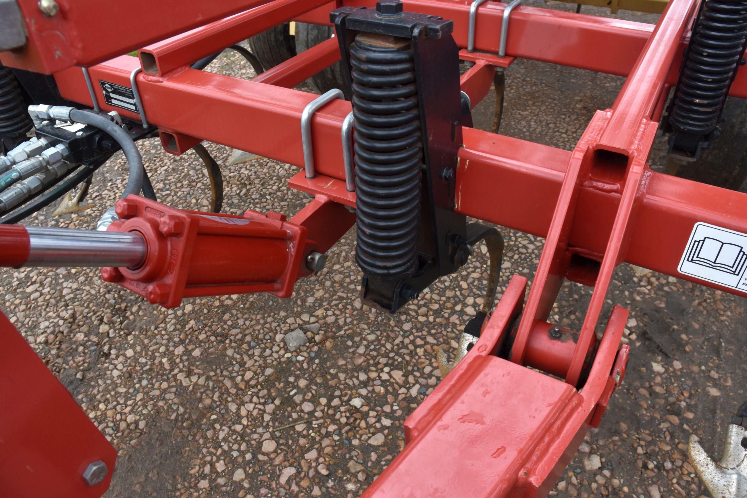 Khun Krause 5635 Field Cultivator, 46.5’, Rolling Basket, 3 Bar Harrow, Depth Control, Gauge Wheels,