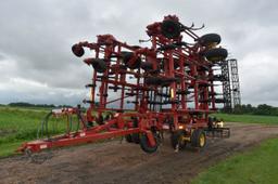 Khun Krause 5635 Field Cultivator, 46.5’, Rolling Basket, 3 Bar Harrow, Depth Control, Gauge Wheels,