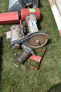 Assortment Of Auger Head Drives And Parts