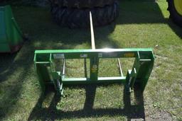 MDS 3 Tine Bale Spear, With John Deere 740 Loader Brackets