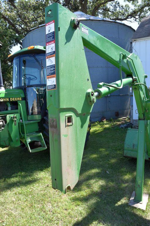 John Deere 740 Hydraulic Loader, Sells With Brackets, Joystick, 8'' Bucket, SN:W00740D017754, Very S