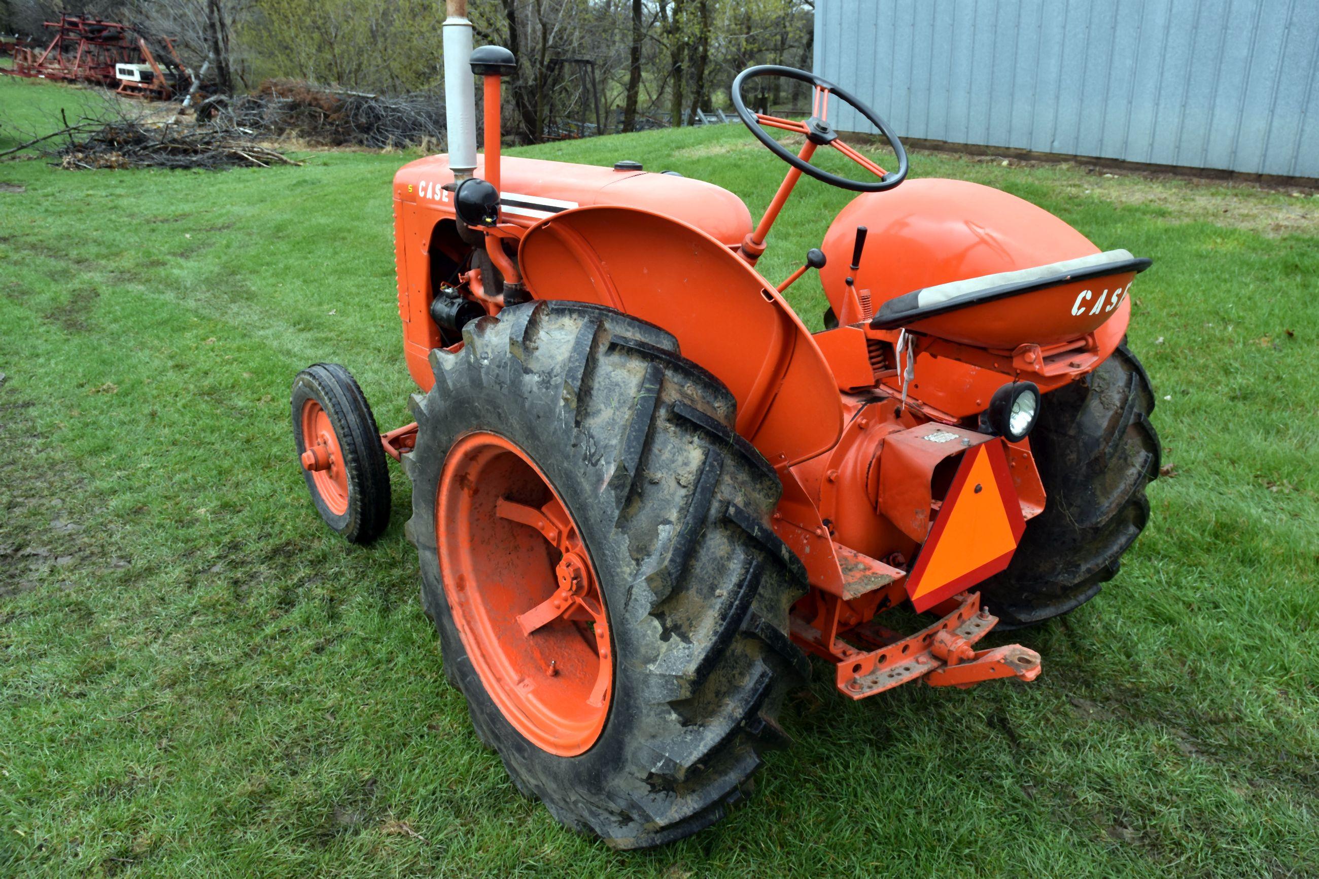 Case S Gas, W/F, Clamshell Fenders, PTO, SN:4713857, Runs