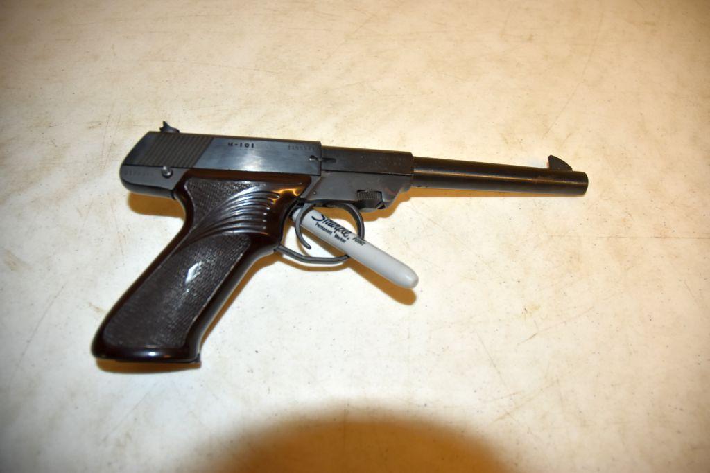 High Standard Dura-Matic 22 LR Semi Automatic Pistol, Magazine, SN: 2100344, Model M-101