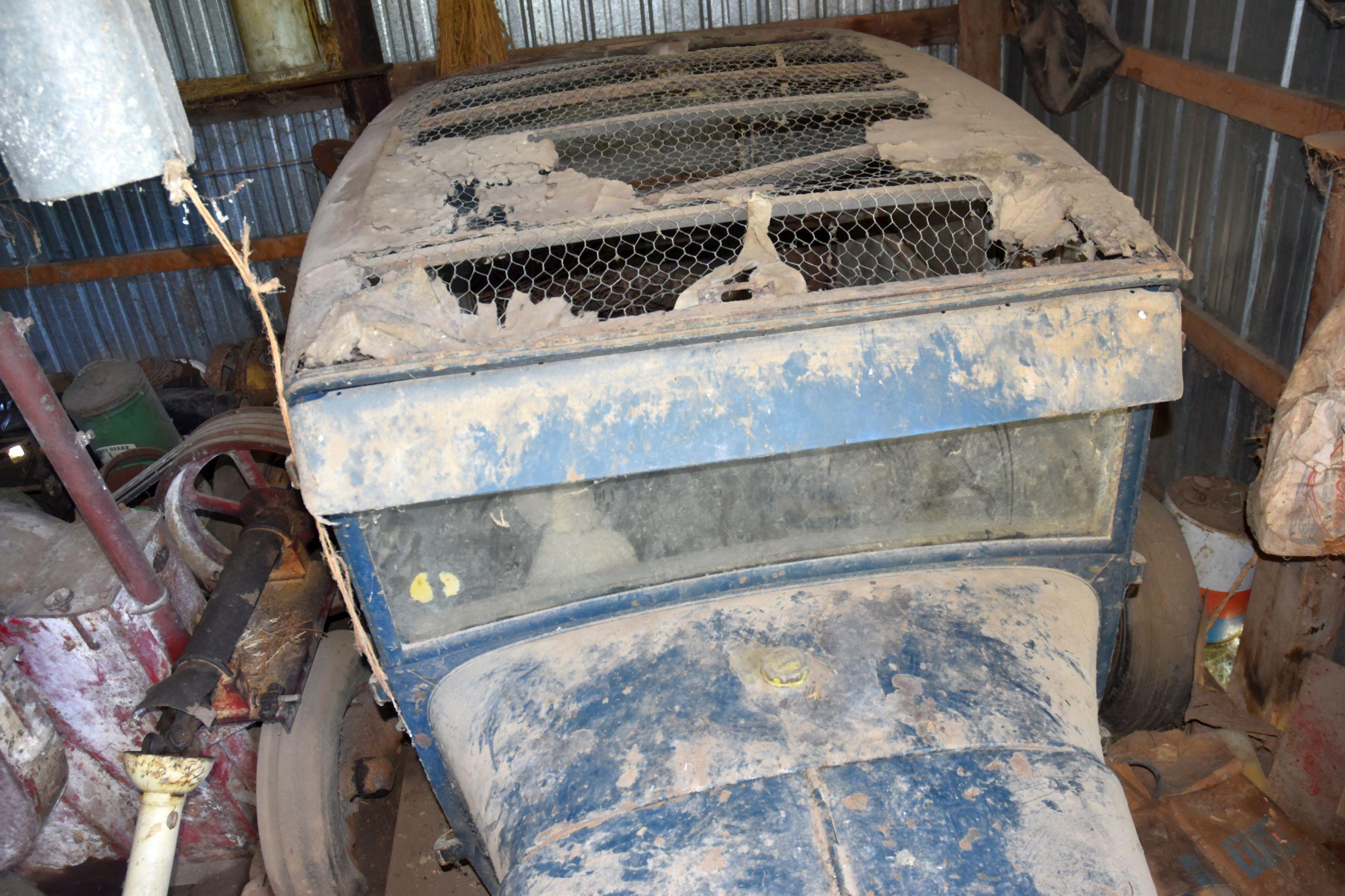 1929 Ford Model A, 2 Door Sedan, Poor Top,Non-Running, All Tires Are Bad, Has Been Sitting For Many