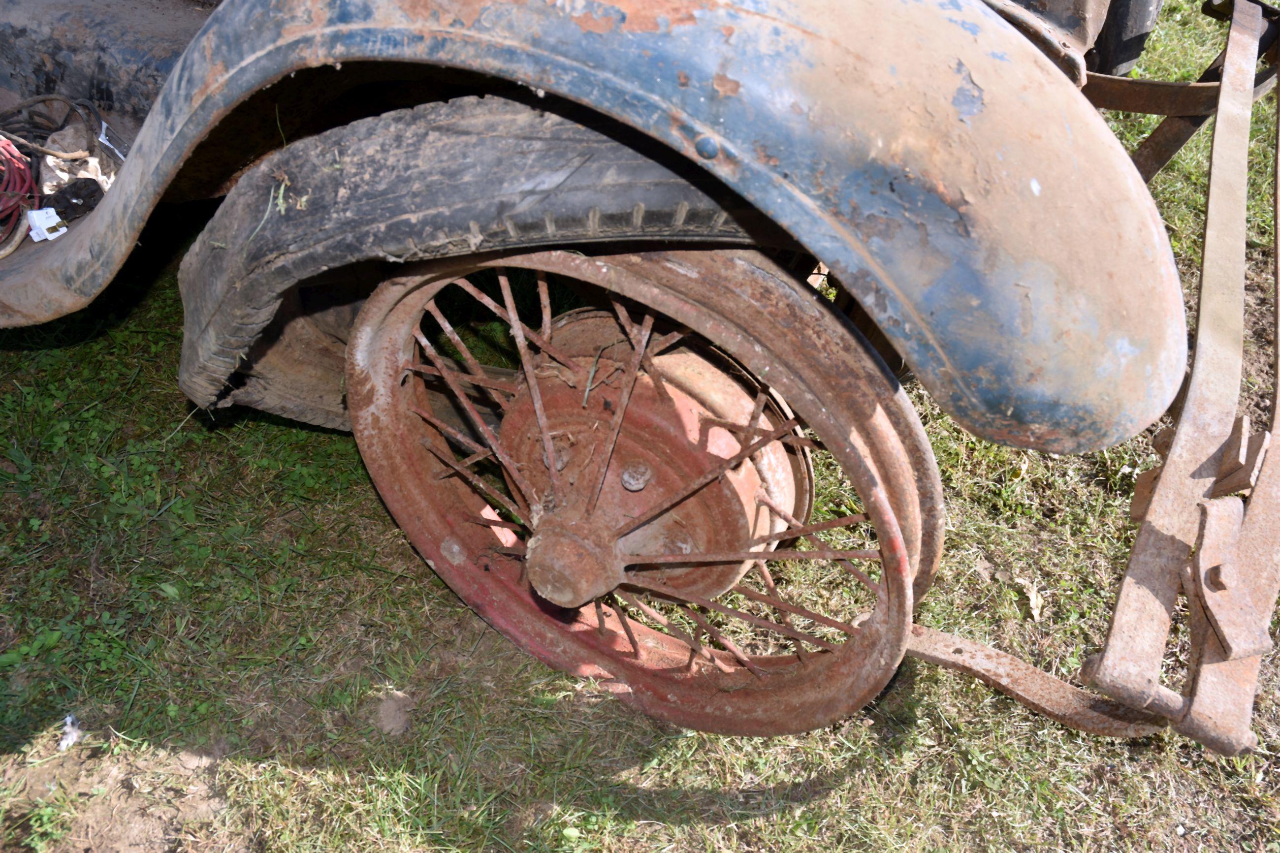 1929 Ford Model A, 2 Door Sedan, Poor Top,Non-Running, All Tires Are Bad, Has Been Sitting For Many