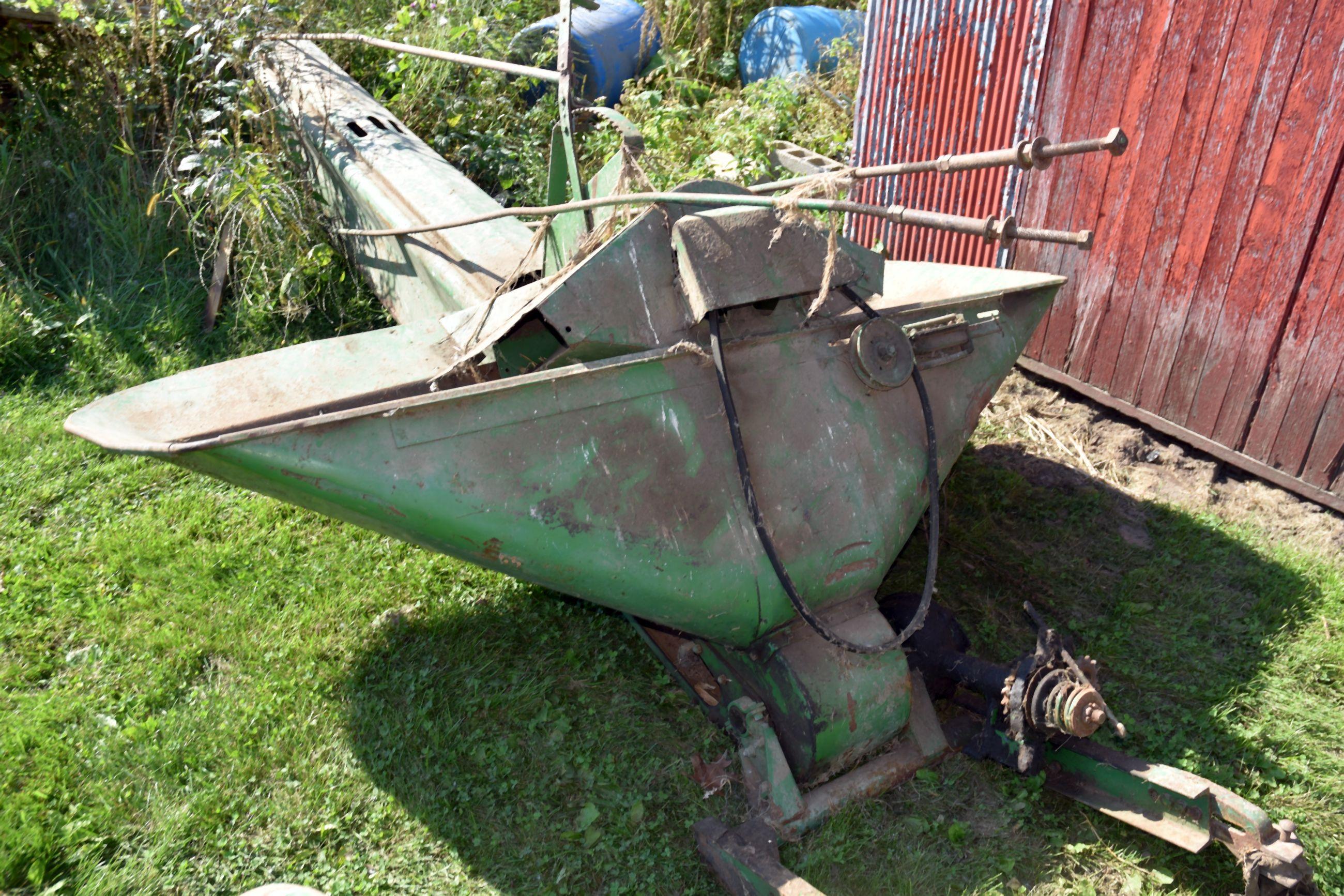 John Deere 237 & 227 Mounted 2 Row Corn Pickers, With 3 JD Cob Carriers, Hanger Brackets