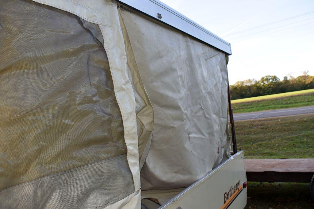 1979 Bethany Pop Up Camper, Single Axle, Some Holes In Canvas, Good Floor, Kitchen, 12'x72'' Wide, H