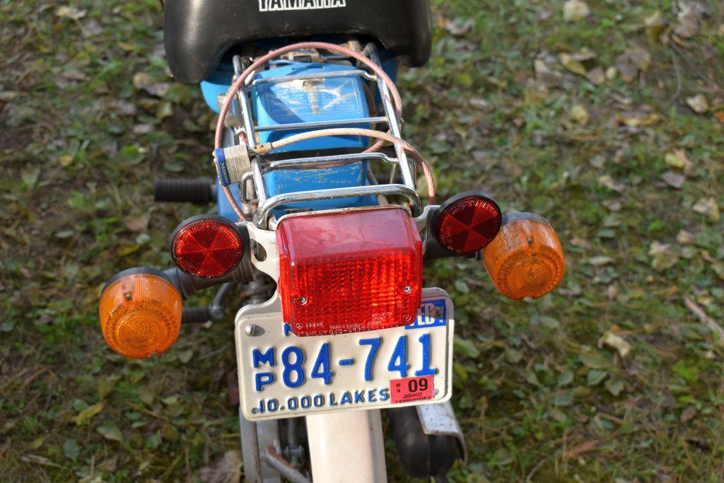 1980 Yamaha QT Moped, Appears To Be Complete, Non Running, Has Title