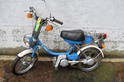 1980 Yamaha QT Moped, Appears To Be Complete, Non Running, Has Title