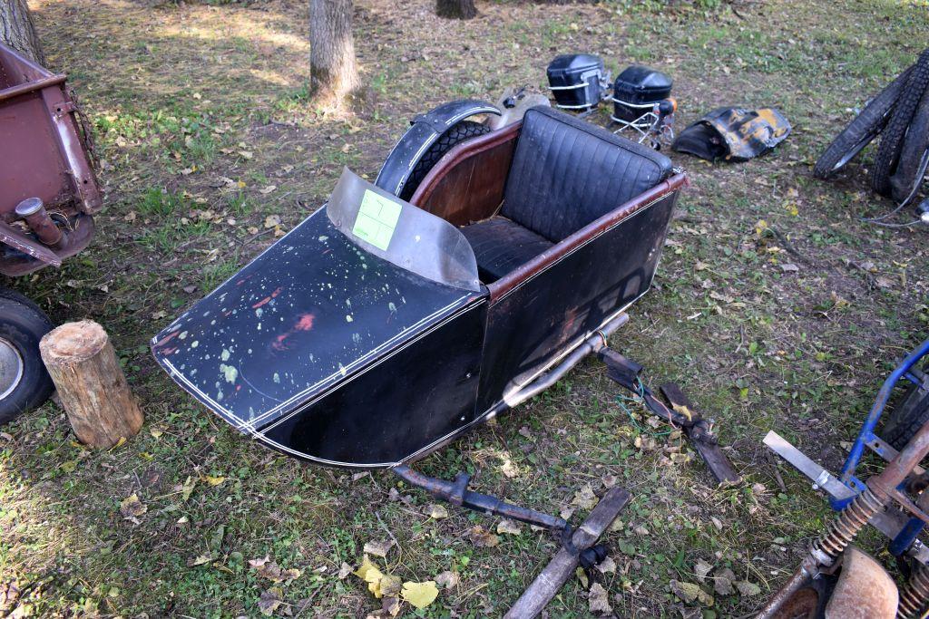 Homemade Custom Side Car For Motorcycle