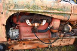 Allis Chalmers WD Gas Tractor, W/F, 13.6x28 Tires, Fender W/ PTO Vertical Log Splitter, PTO, 3 Point