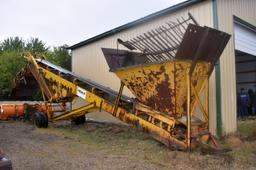 Kolman Screener/Conveyor, 24” Belt, 42’, IHC 4 Cylinder Gas Power Unit, 1,436 Hours Showing, Non Run