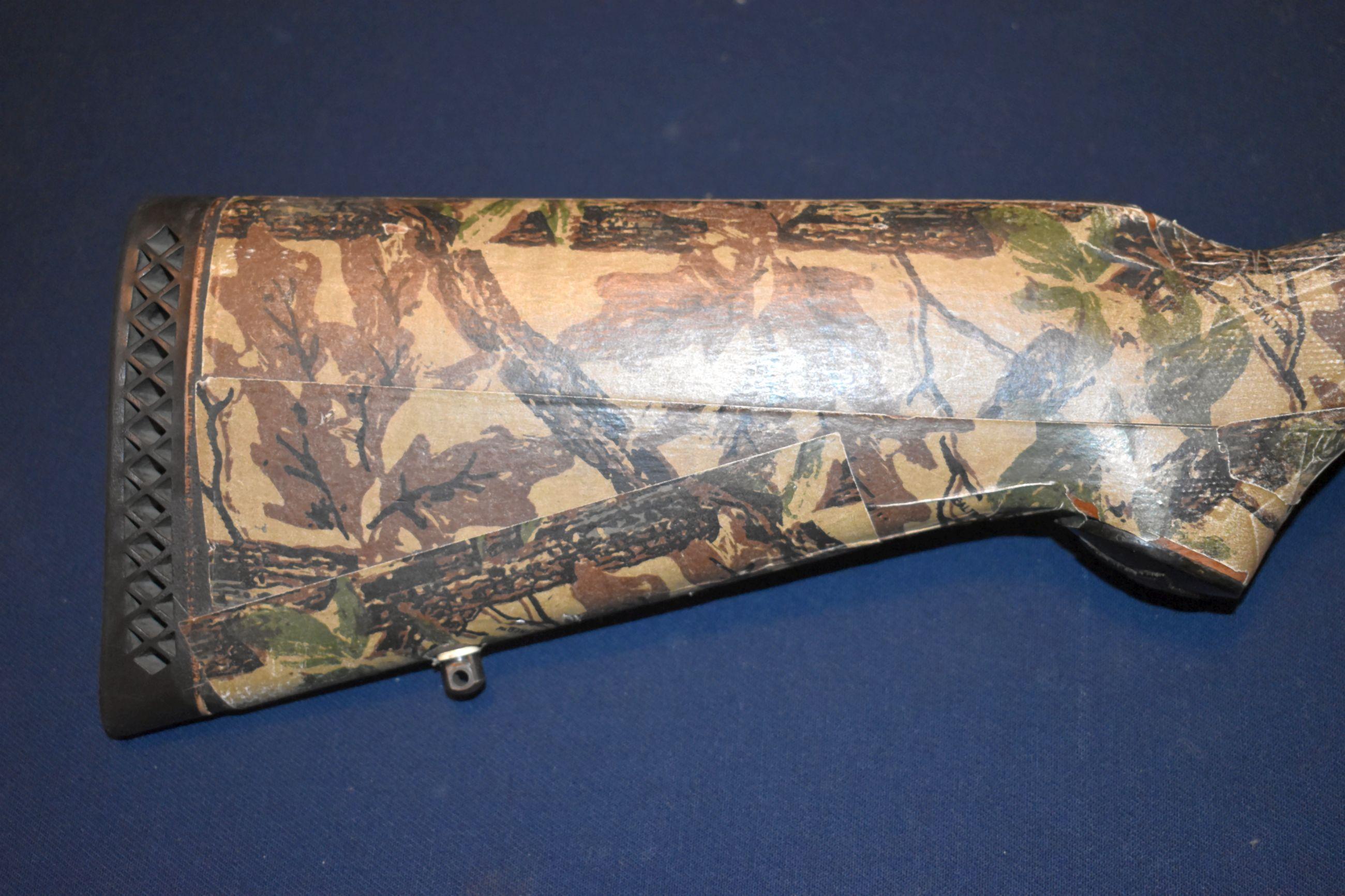 Remington Model 870 Magnum, 12 Gauge, Wrapped In Camo Tape, Pump Action, Vented Ribbed Barrel